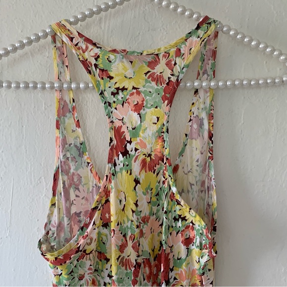 J. Crew Alicia Cupro-blend Racerback Slip Dress In Painterly Floral - Picture 10 of 14